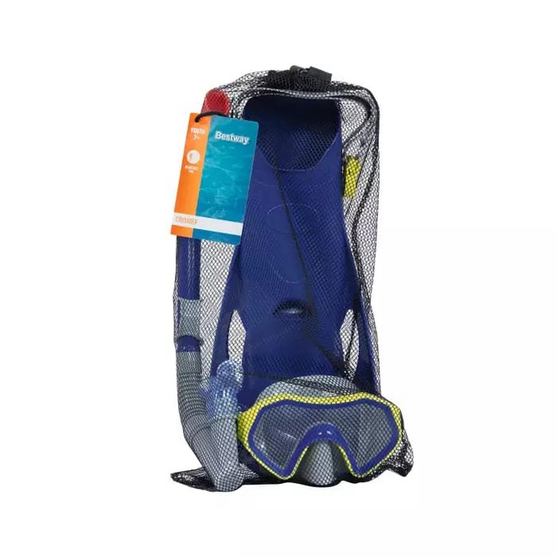 Комплект для плавания, от 7 лет, р-р.ласт 37-41 Bestway Firefish 25046 2 цвета