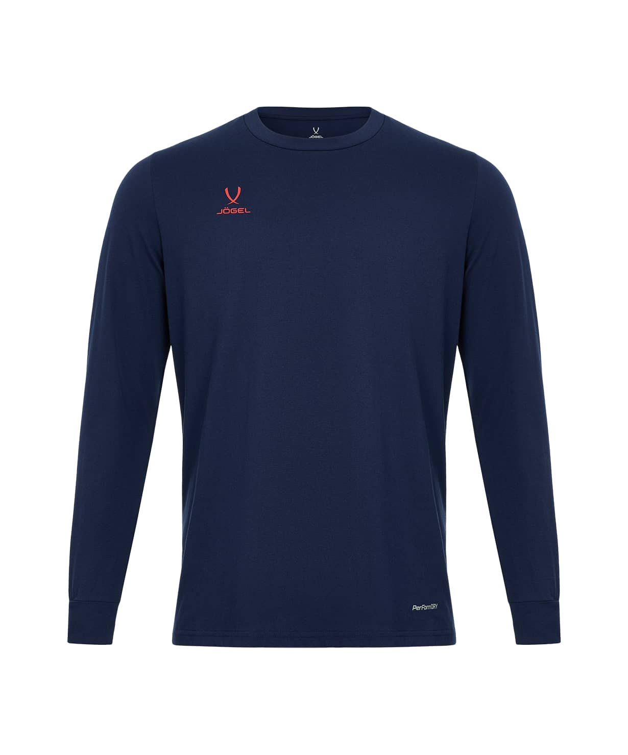 Футболка баскетбольная с длинным рукавом Jogel DIVISION PerFormDRY Pre-Match Longsleeve Jersey, темно-синий