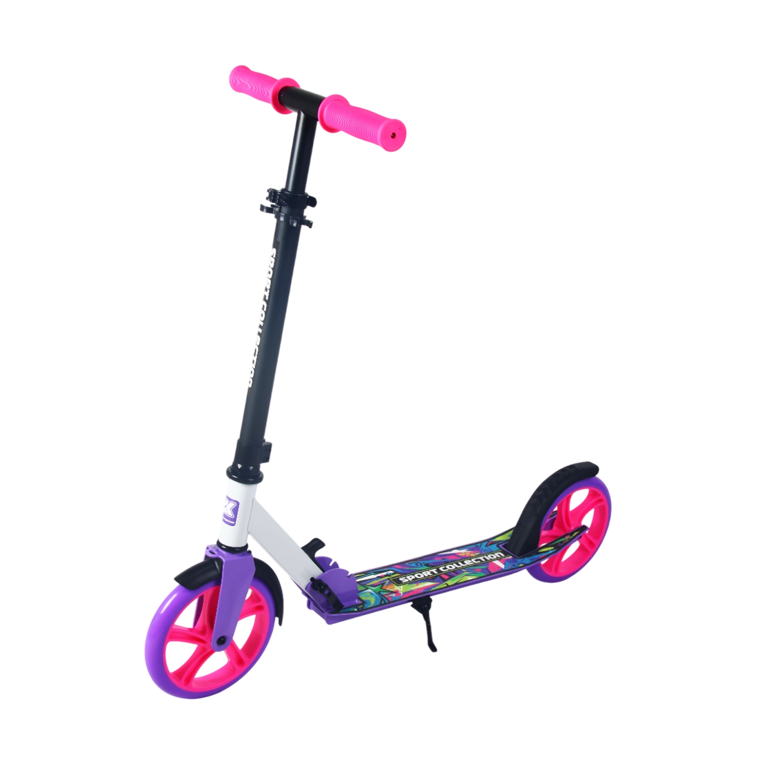 Самокат 200мм Sport Collection CK-SA200-3 violet (фонарь и наклейка в подарок)