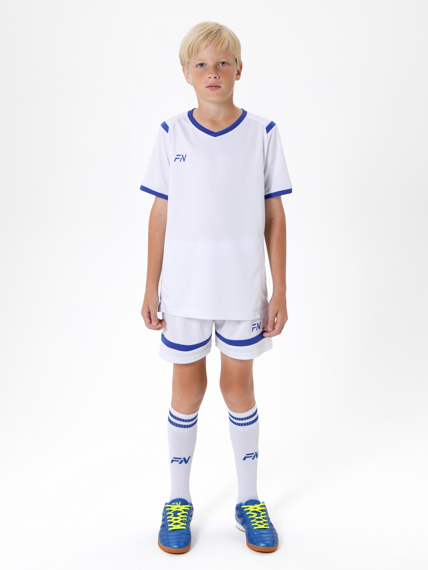 Детская футбольная форма FN Spirit Kid KFN4261018-104 White\Blue