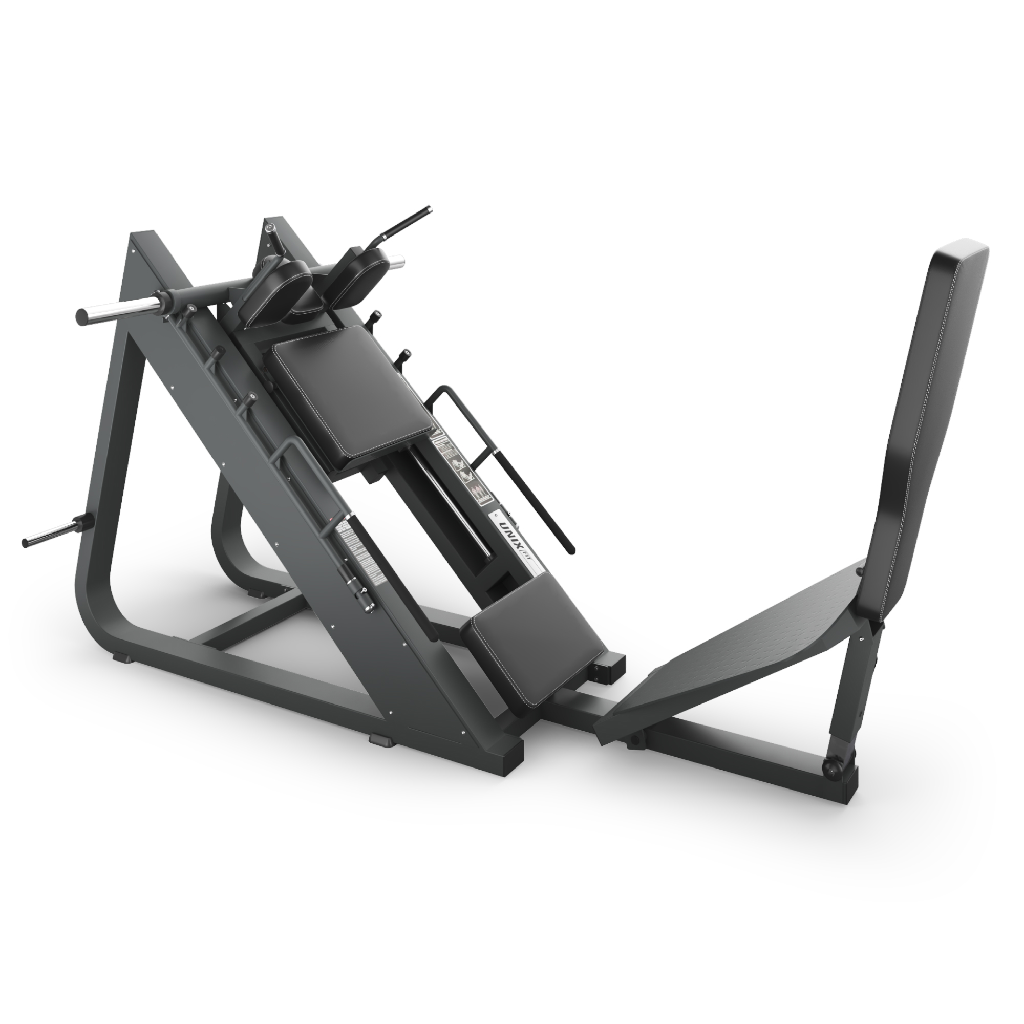 Гакк-машина UnixFit PRO UC-1662 — жим ногами 45 градусов | Premium Fitness