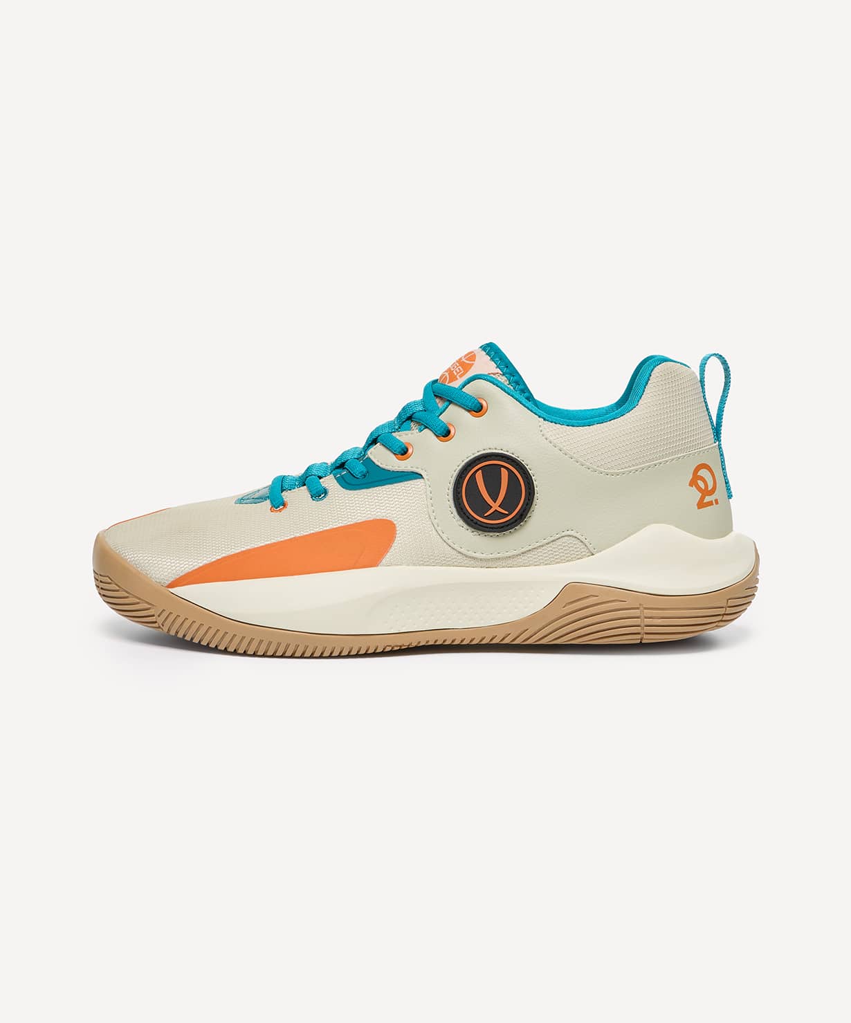 Кроссовки баскетбольные Jogel Launch 2.0 LOW, бежевый\оранжевый