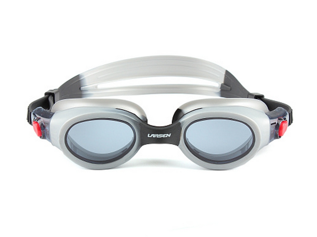 Очки плавательные Larsen GG1940 black\grey