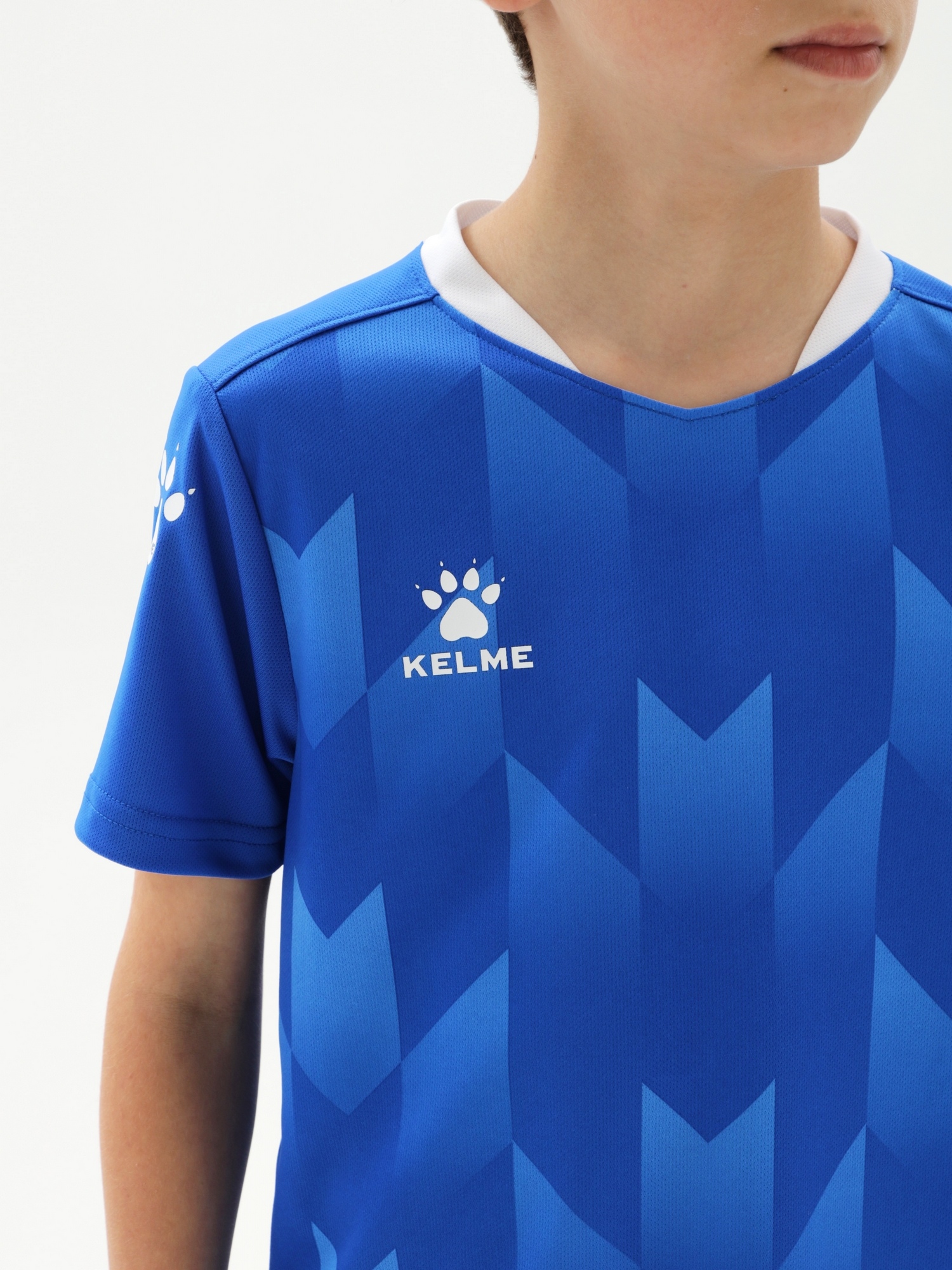 Детская футбольная форма Kelme Short-Sleeved Football Suit 8251ZB3003-481 Blue