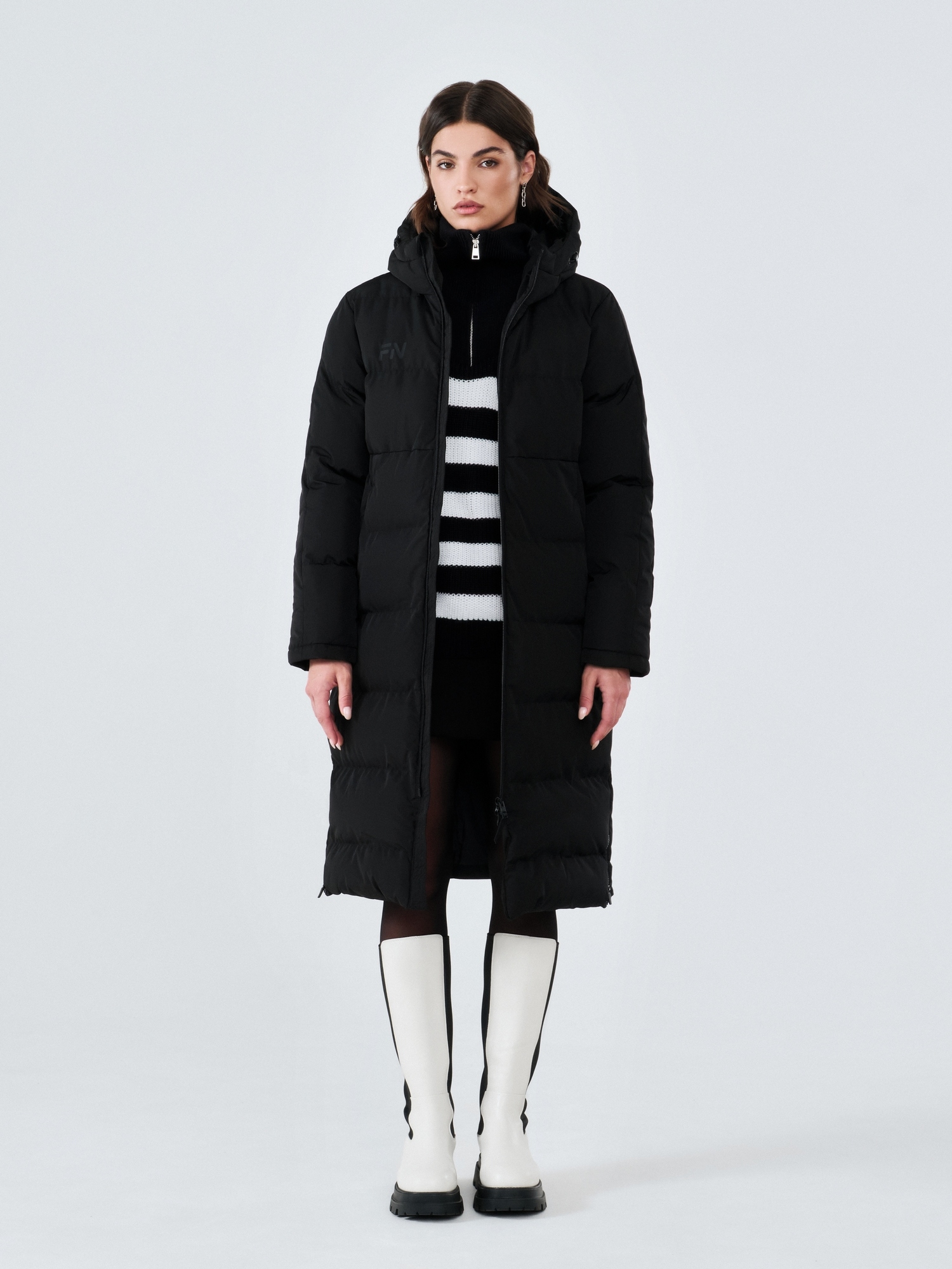 Пуховик FN Snowfall Long (Women) WFN4201001-000 Black