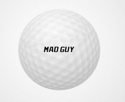 Мяч для гольфа стандартный (4,2 см) Mad Guy