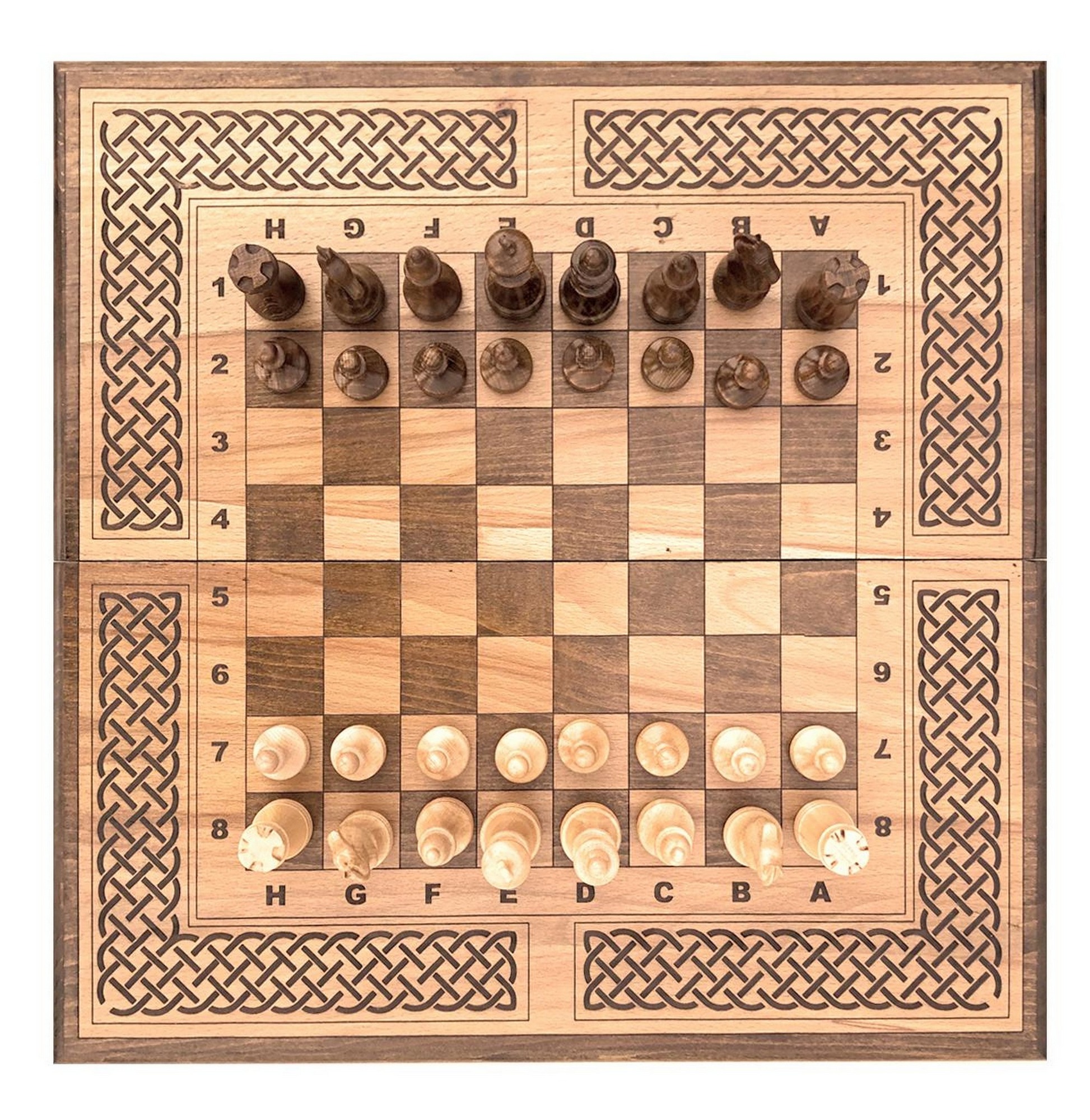 Шахматы + нарды "Модерн 3" 50 Zakaryan wz16005