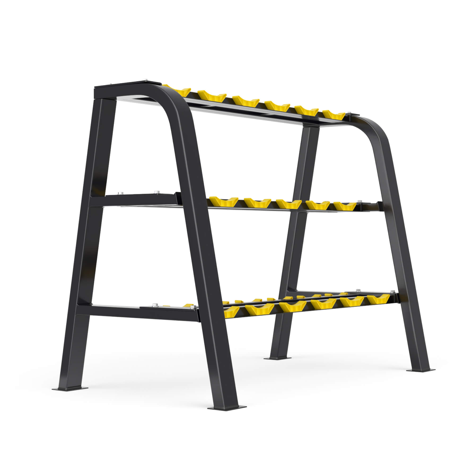 Стойка для гантелей UnixFit DumRack 9 PRO (500 кг) DBRK9PBKYL500
