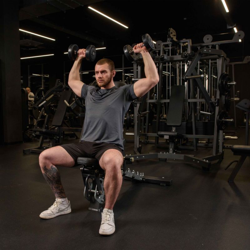 Скамья универсальная, мобильная DHZ A2039 | Premium Fitness