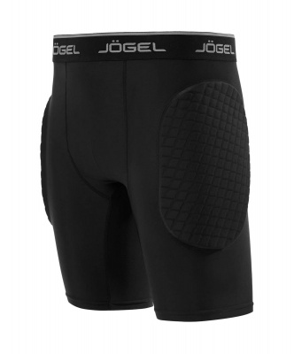 Шорты вратарские с защитой Jogel ScalePad Goalkeeper Shorts, черный