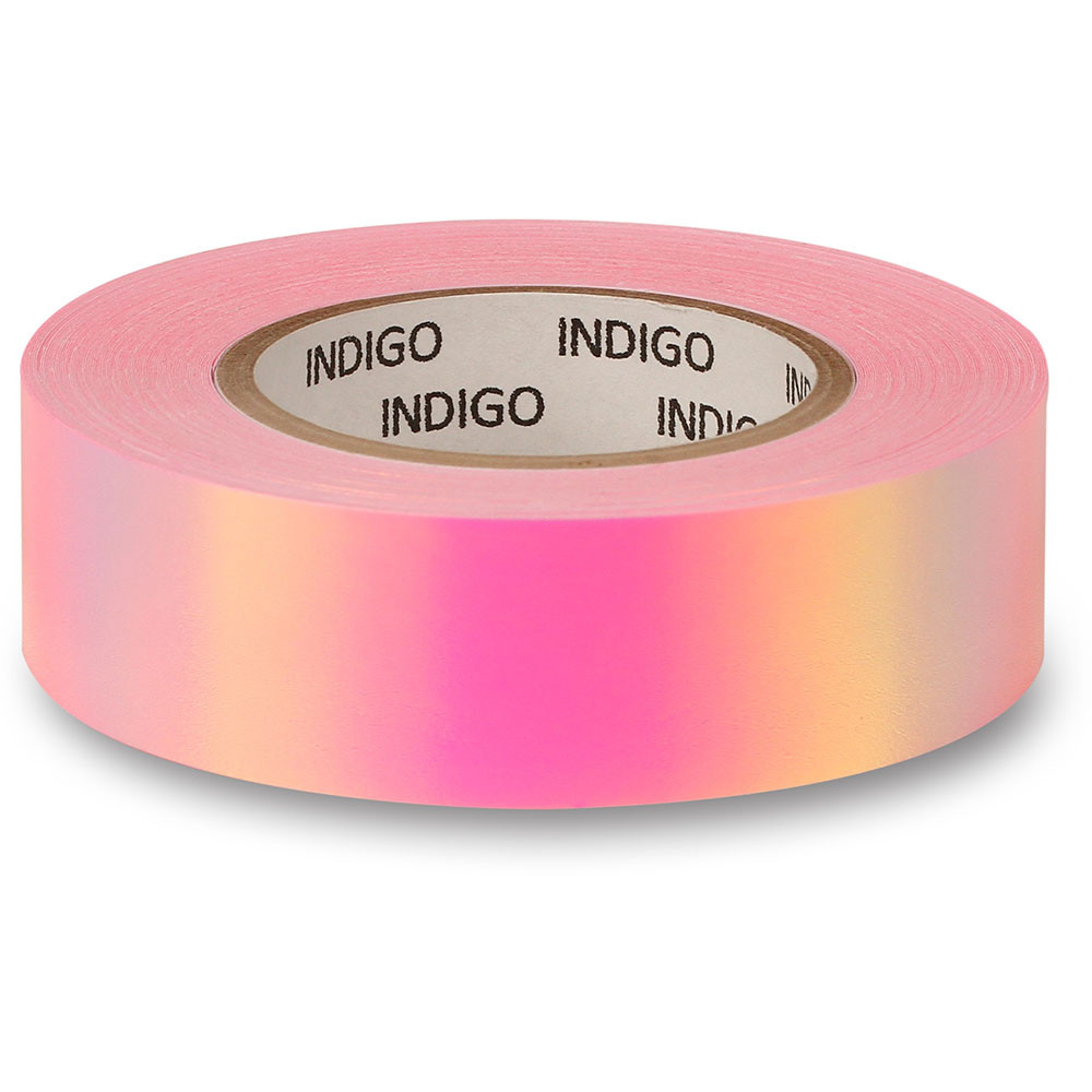 Обмотка для гимнастического обруча Indigo Rainbow IN151-PV, 20мм*14м, зерк., на подкл, роз-фиол