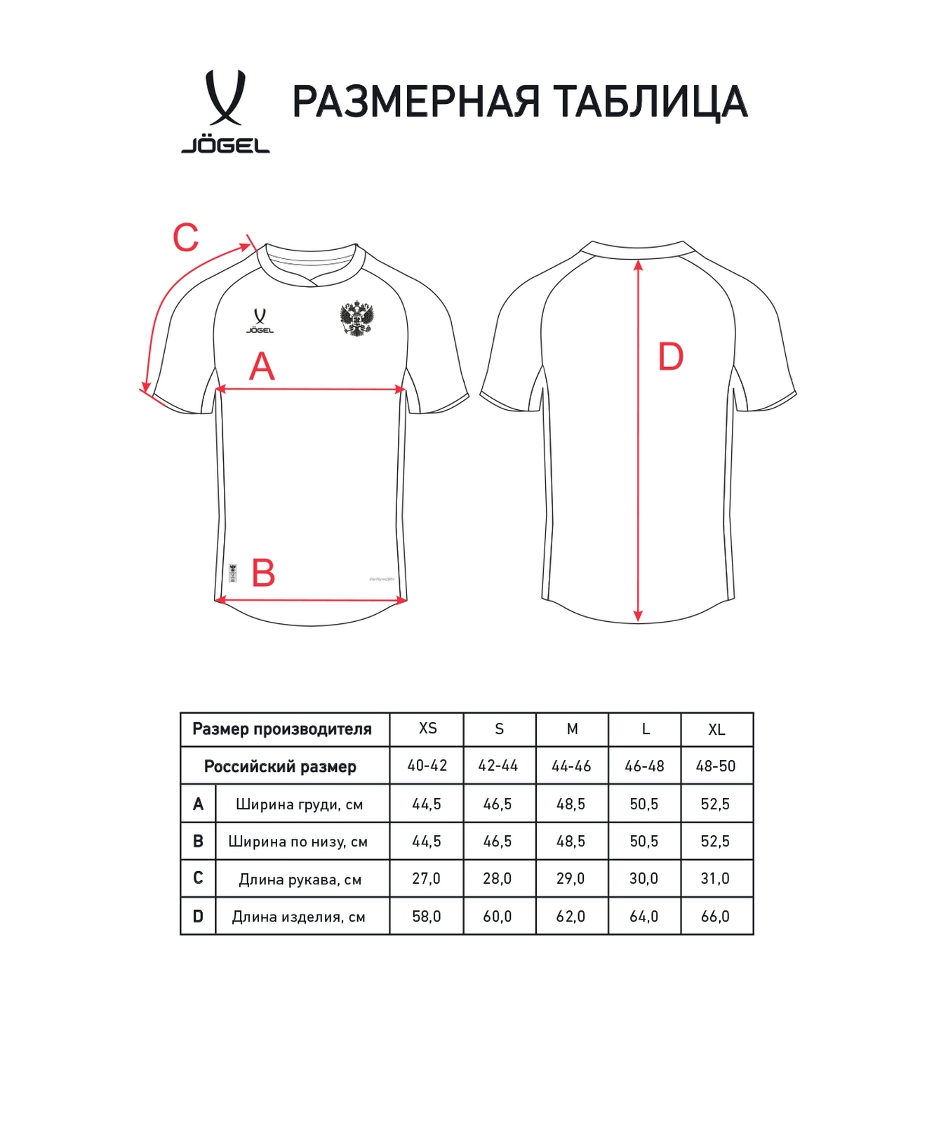 Футболка игровая женская Jogel NATIONAL PerFormDRY Home Jersey W, красный