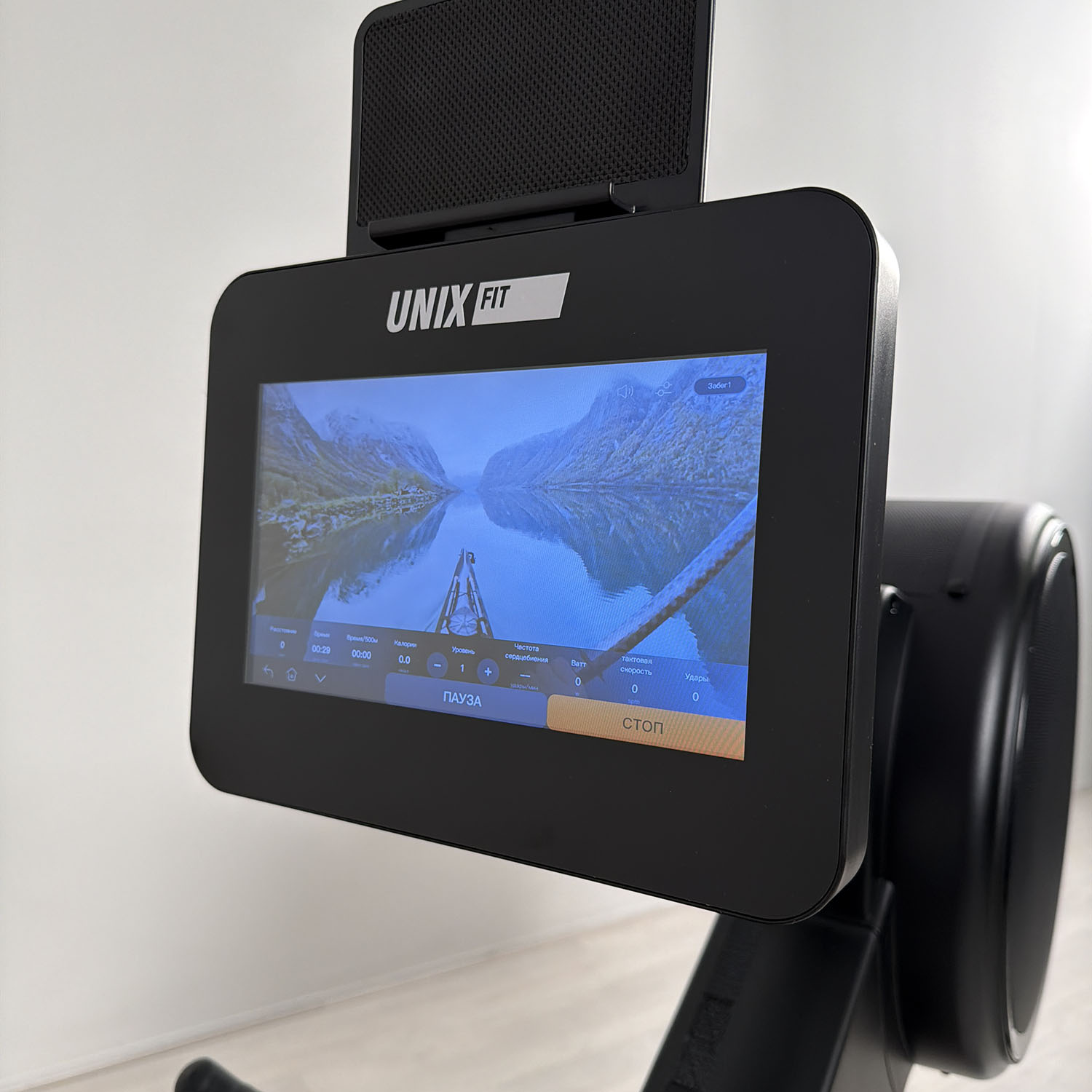 Гребной тренажер UnixFit Air Magnetic Rower-1100 PRO (10.1 TFT) RM1100PROTFT10