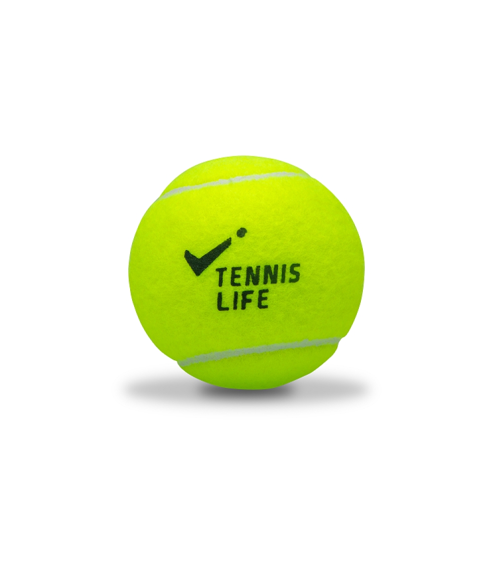 Детские мячи для тенниса 48 шт Tennis Life TL-GREEN жёлтый с зелёной точкой