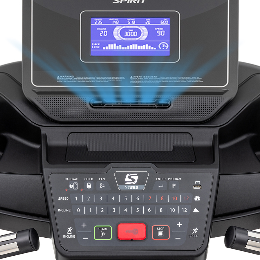 Беговая дорожка SPIRIT XT285 Black