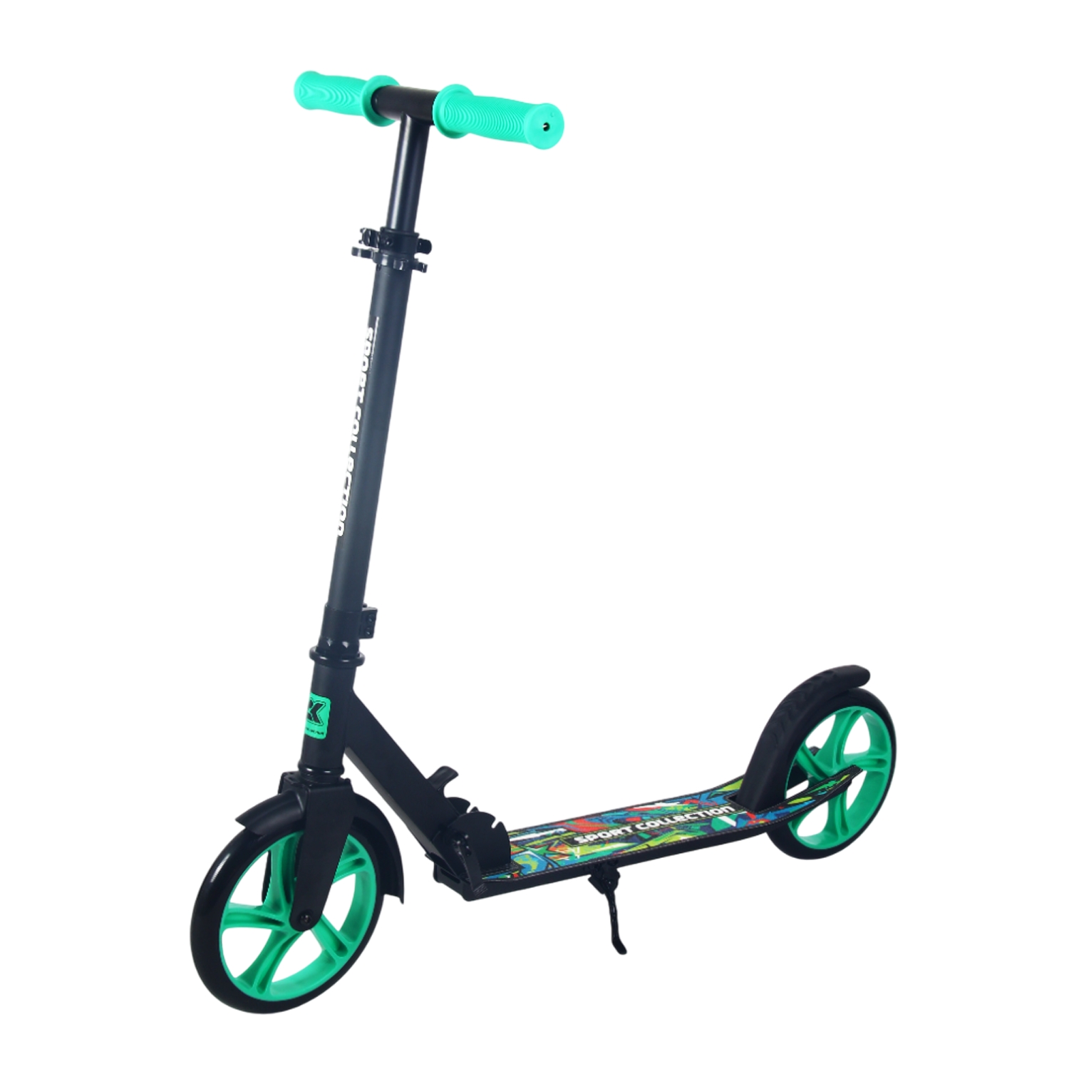 Самокат 200мм Sport Collection CK-SA200-3 black (фонарь и наклейка в подарок)