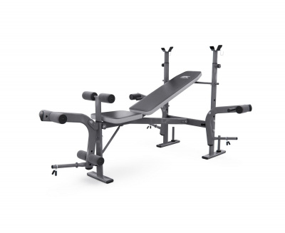 Скамья со стойками под штангу DFC D703 | Premium Fitness