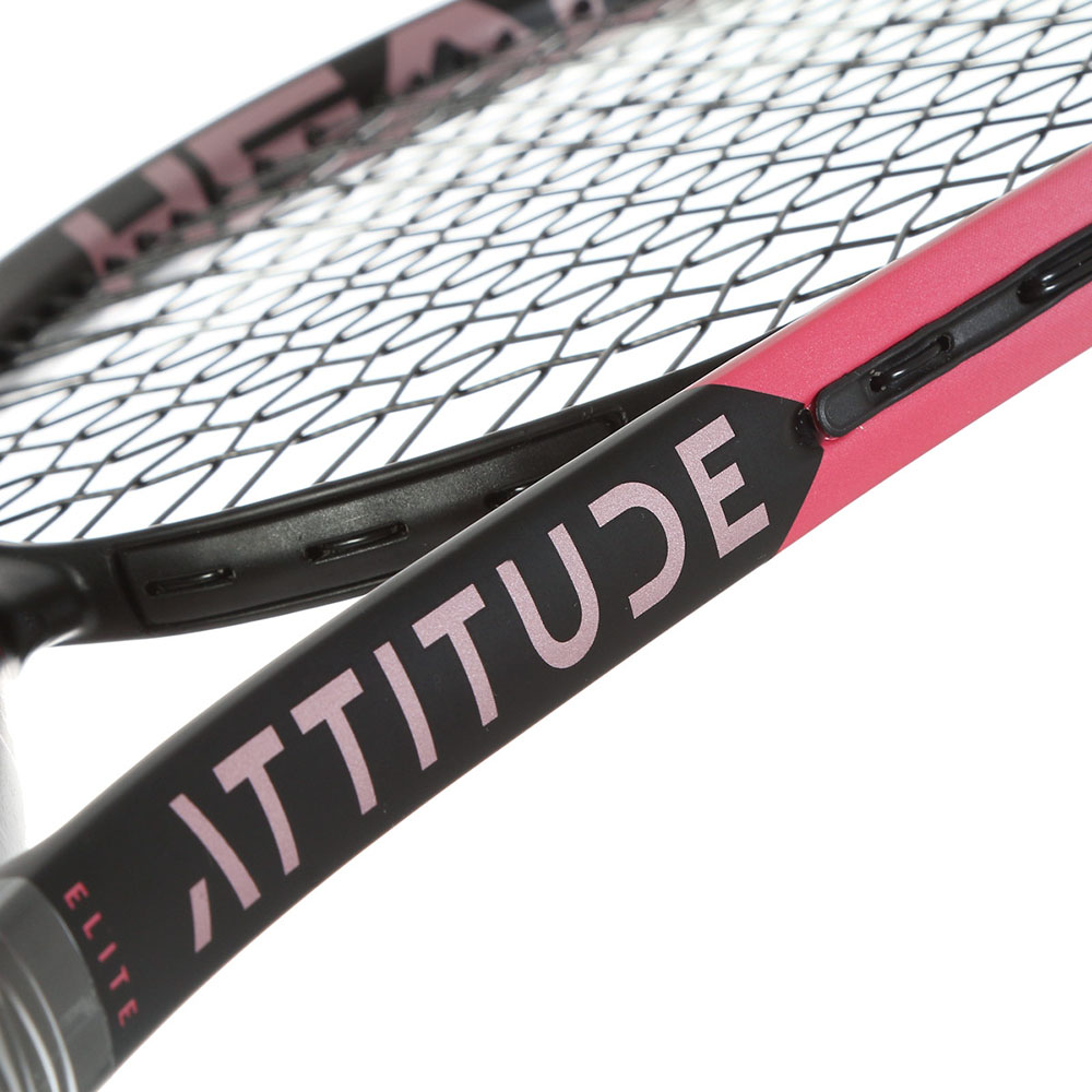 Ракетка для большого тенниса, для любителей, алюминий,со струнами Head MX Attitude Elite Gr2 231355 черно-розовый