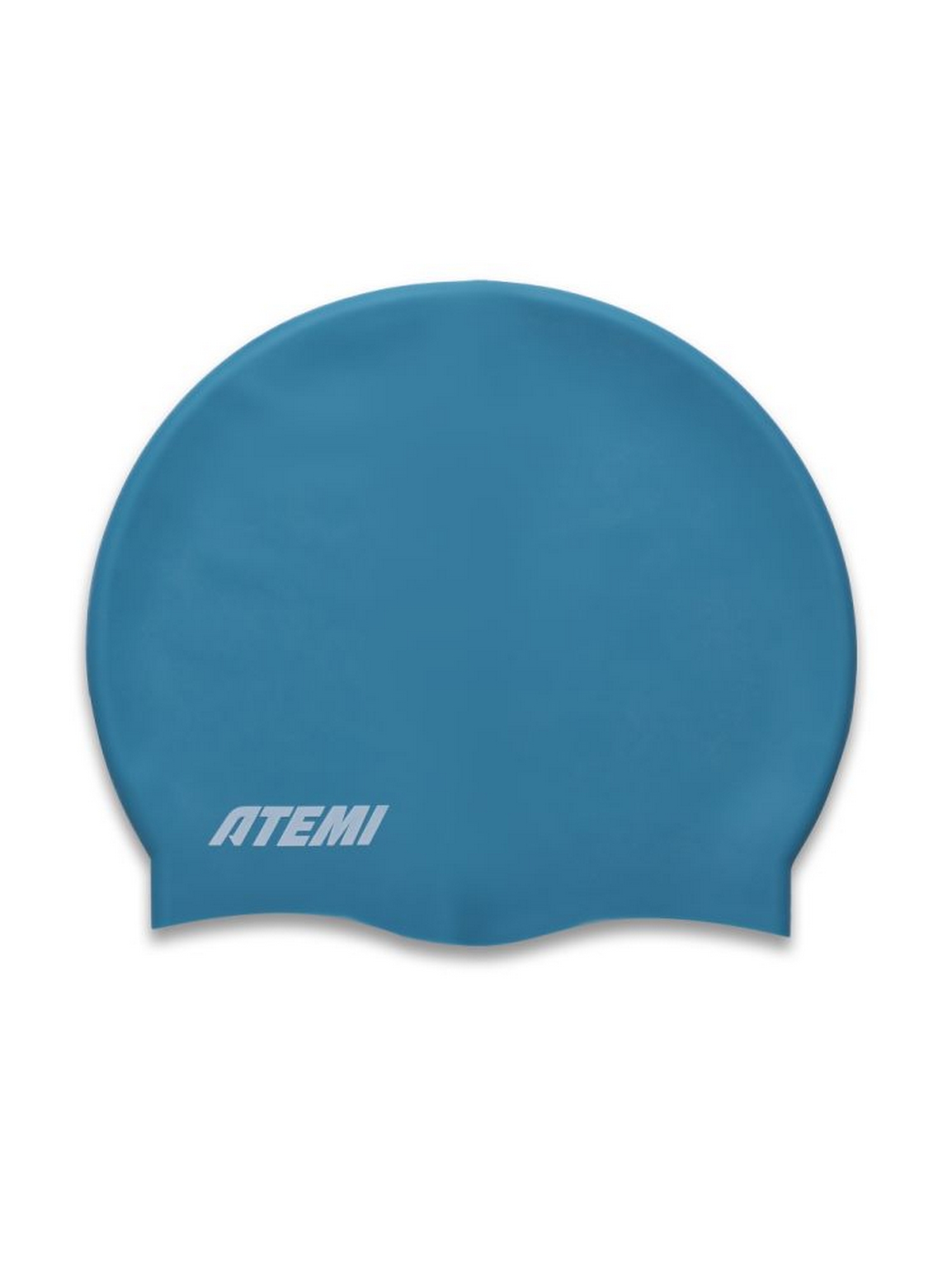 Шапочка для плавания Atemi kids silicone cap Green river KSC1GR бирюзовый