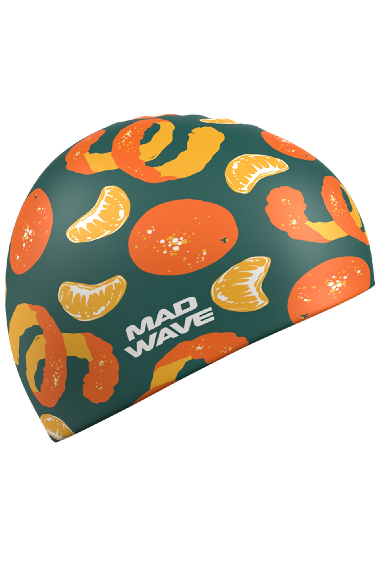 Силиконовая шапочка Mad Wave Happy New Year M0554 66 0 10W Зеленый