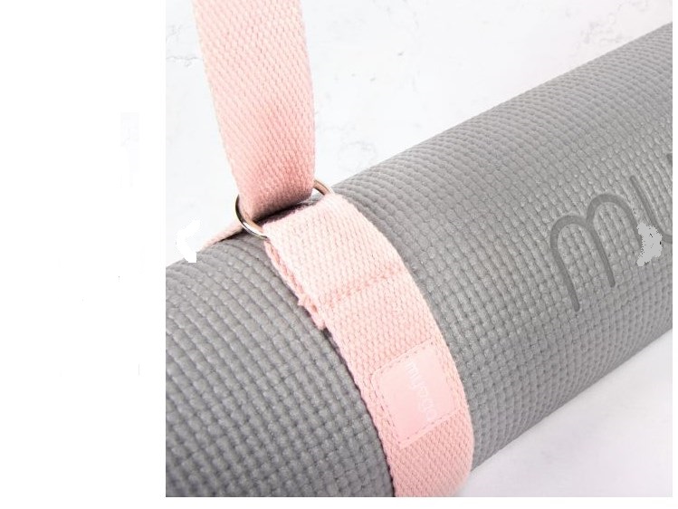 Ремень для йоги 180 см Yoga Belt and Sling 2 in 1 Myga RY1133 розовый