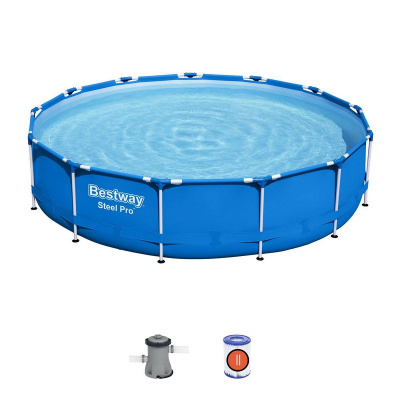 Каркасный бассейн 396x84см Bestway Steel Pro 5612E