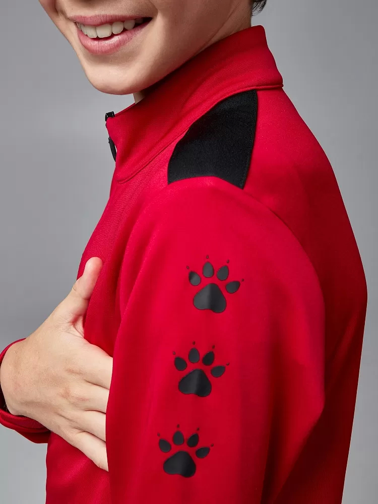 Детский спортивный костюм Kelme Tracksuit 3773200-611 Red\Black