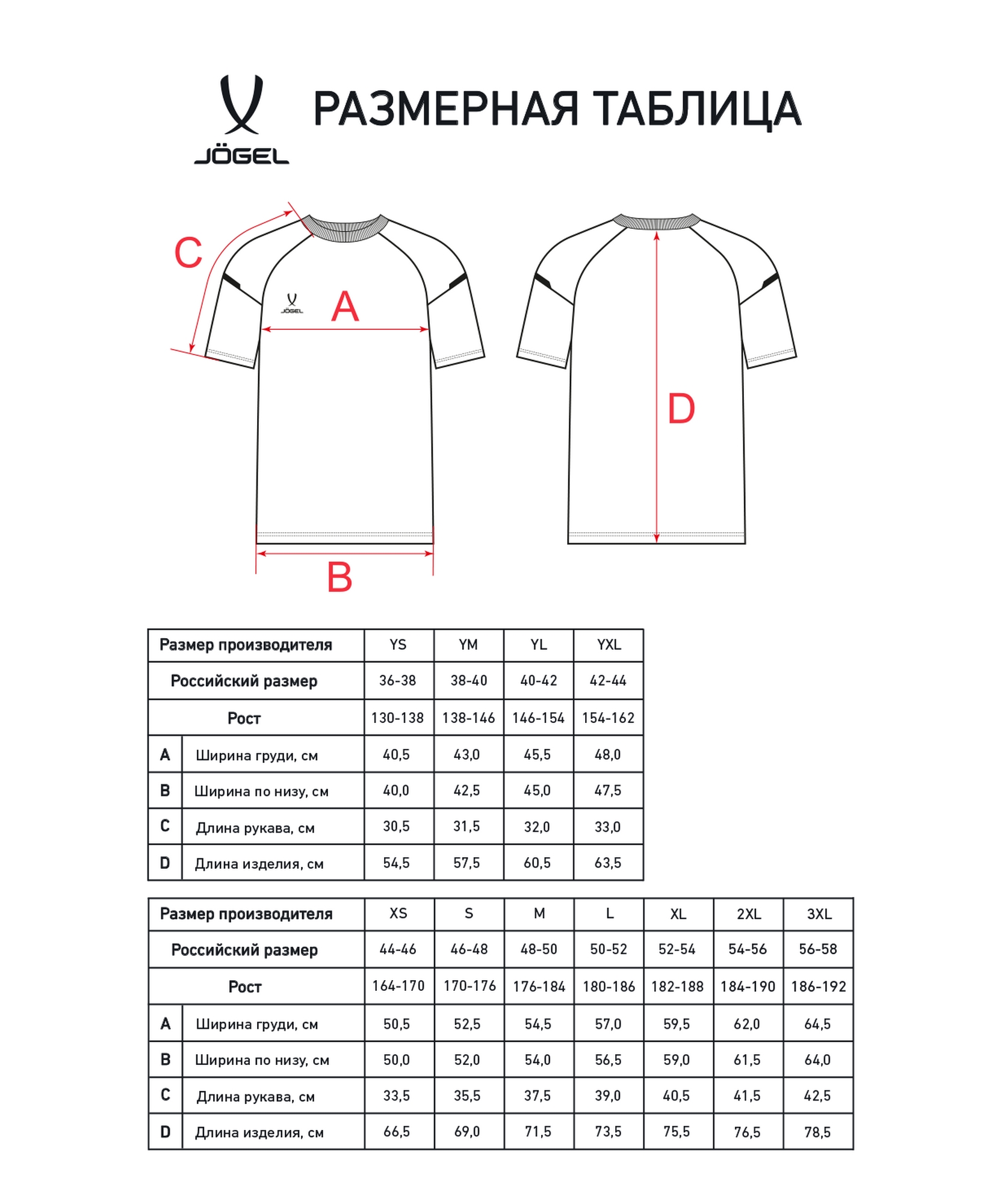 Футболка тренировочная Jogel CAMP 2 CVC Training Tee, белый