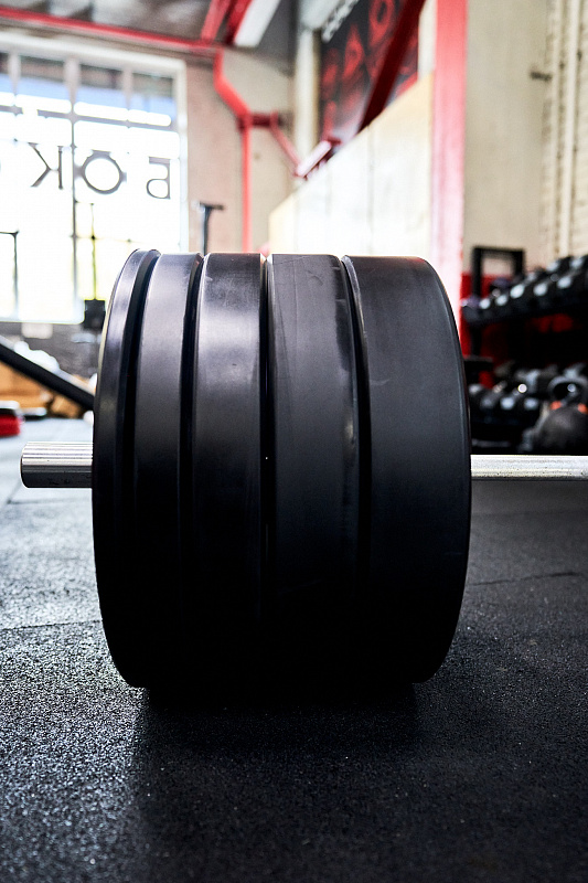 Диск EVO BUMPER PLATE 10кг YouSteel черный