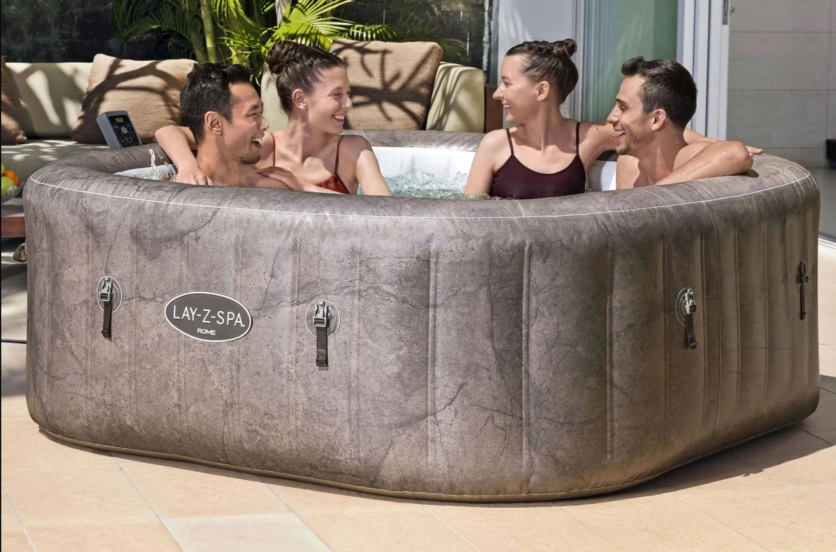 Надувной СПА бассейн (джакузи), 180х71 см Bestway Lay-Z-Spa Rome MaxHold 6001K
