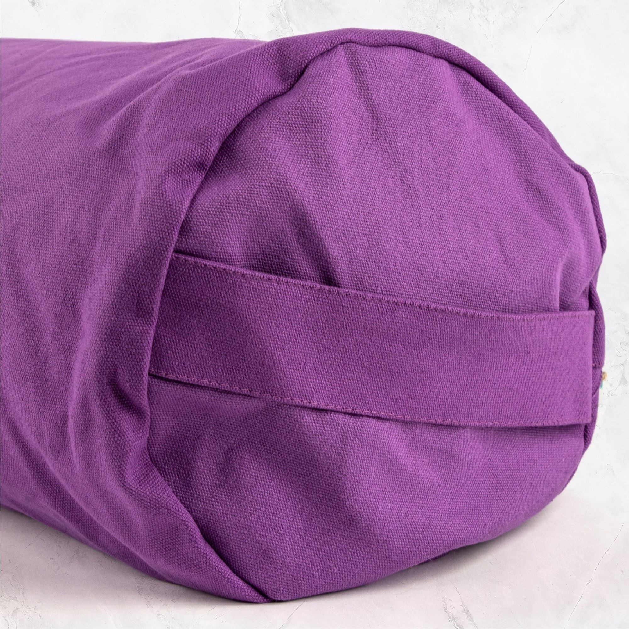 Валик с гречихой Myga Yoga Buckwheat Support Bolster Pillow RY1293 сливовый