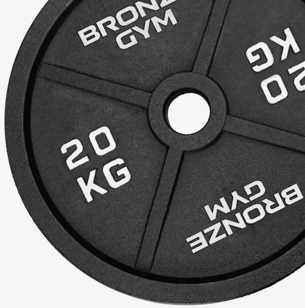 Диск олимпийский чугунный 20 кг Bronze Gym BGPLCI200
