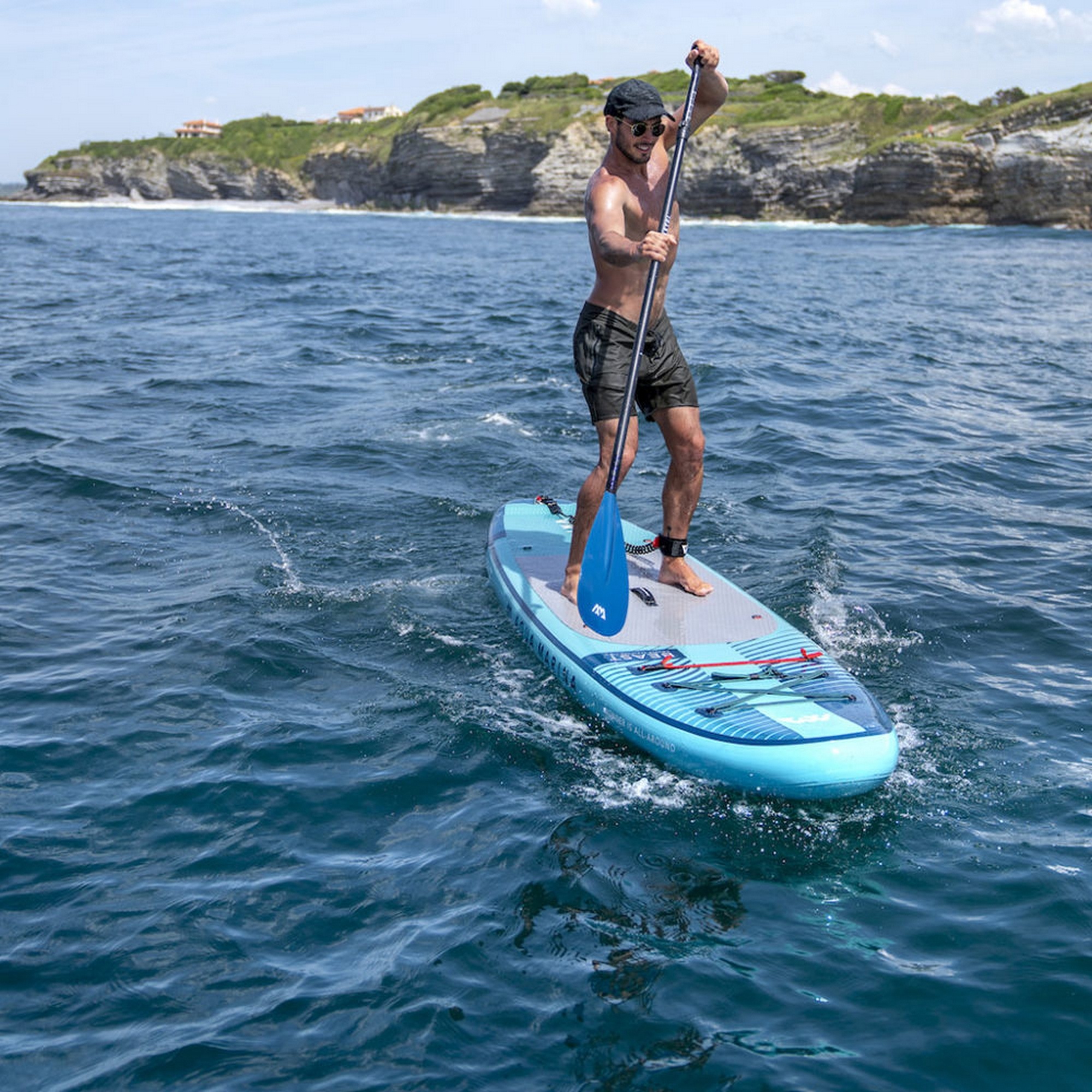 SUP-доска 320х81х15см, насос, весло, лиш, киль, ремнабор, сумка, до 140кг Aqua Marina Beast BT-23BEP