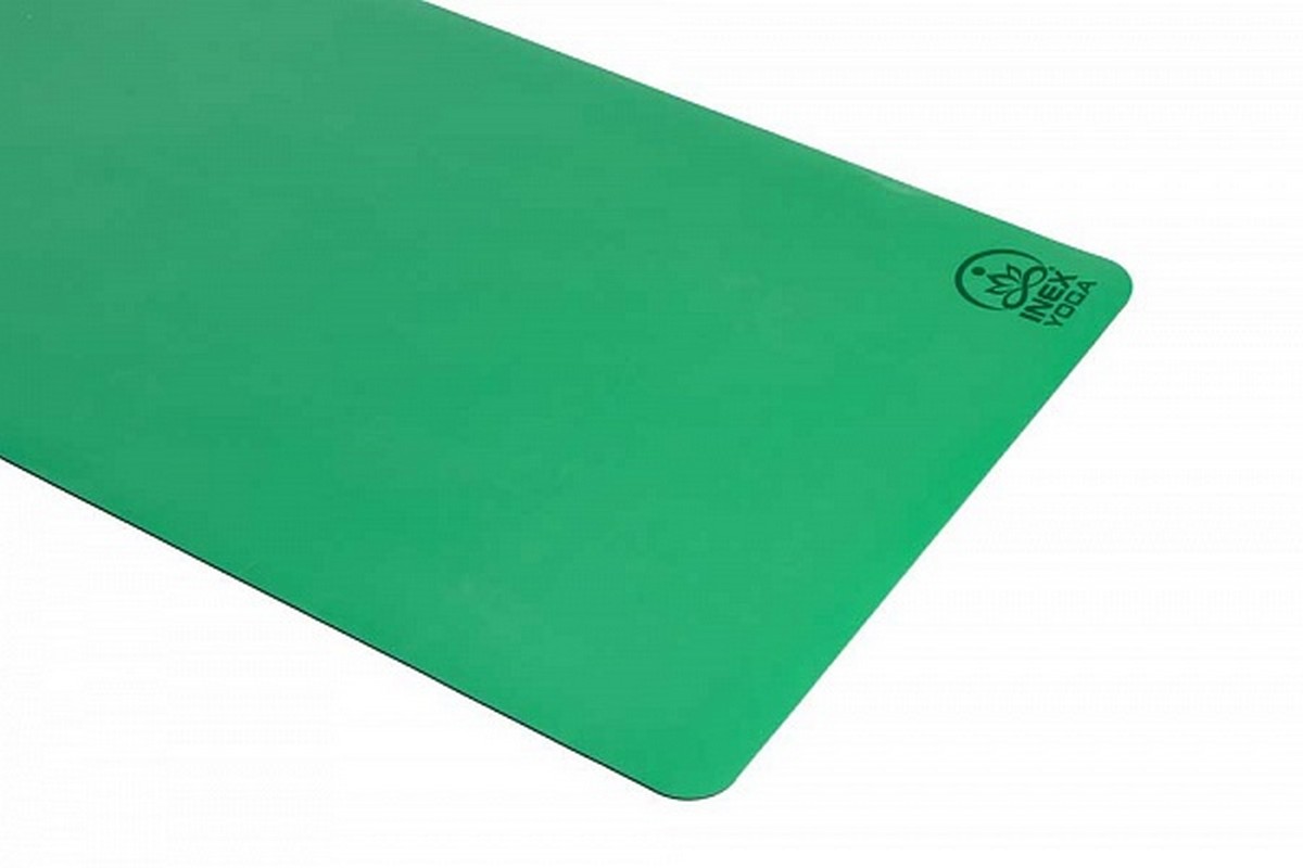 Коврик для йоги 185x68x0,4 см Inex Yoga PU Mat полиуретан PUMAT-GG зеленый