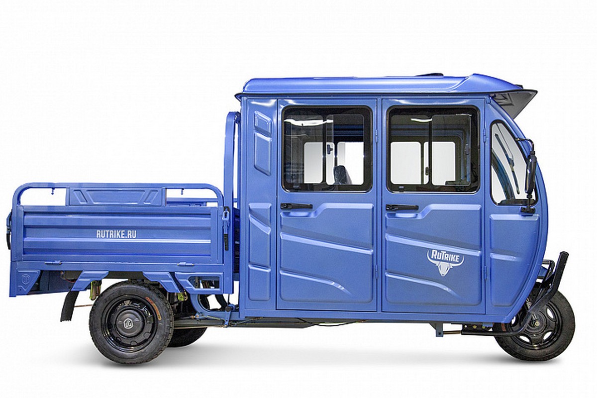 Грузовой электротрицикл RuTrike Рейс 1300 60V1200W 024458-2818 темно-зеленый