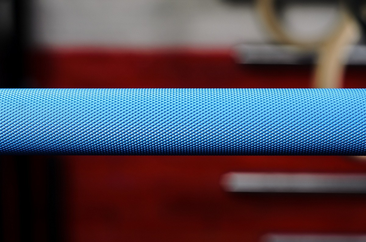 Гриф L2200мм D50мм YouSteel Training Bar XF-20, 20 кг синий + хром
