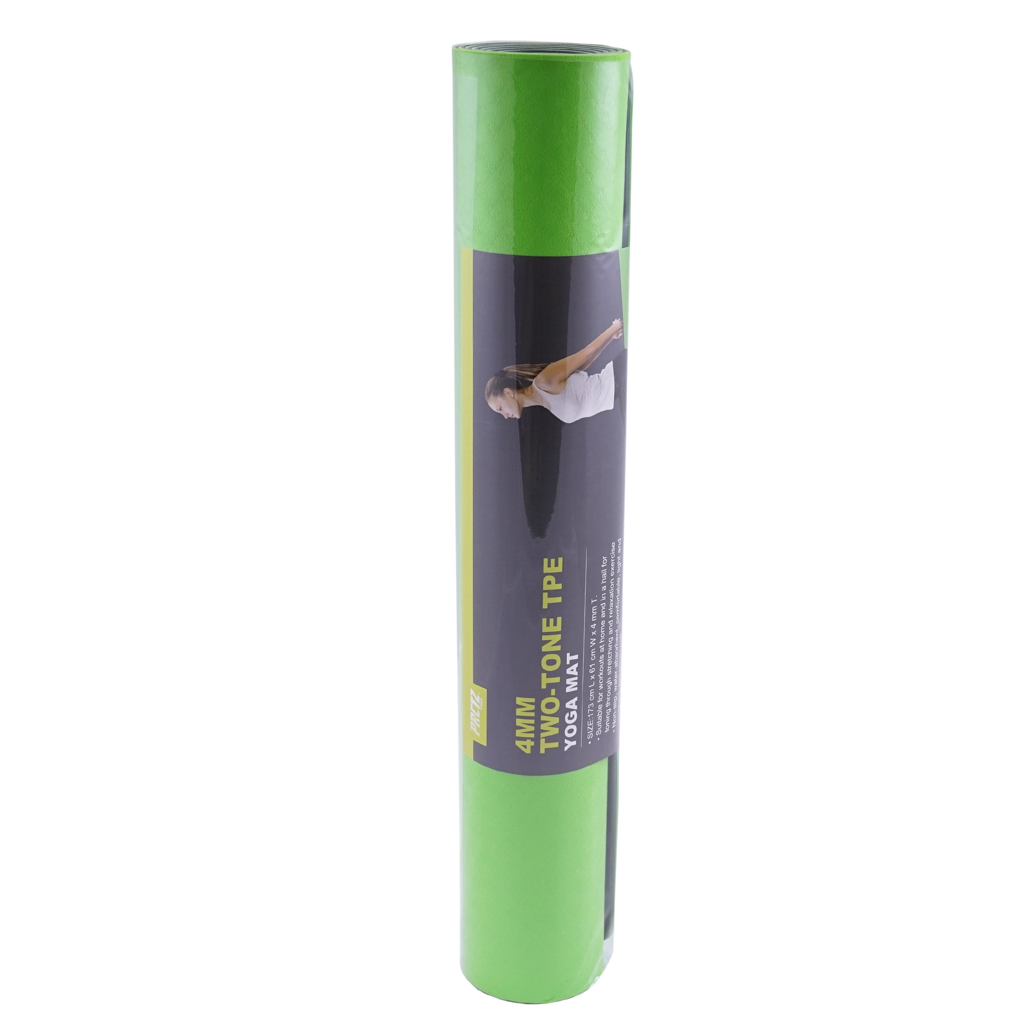 Коврик для йоги двухслойный 173х61х0,4см PRCTZ TWO TONE TPE YOGA MAT PY8450
