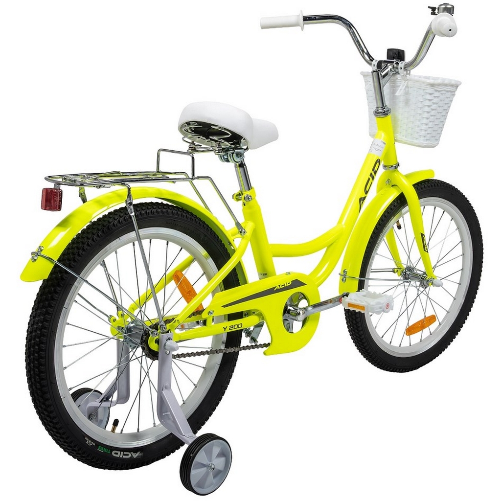 Велосипед 20" Acid Y 200 2026 056347 Neon Yellow\Dark Gray