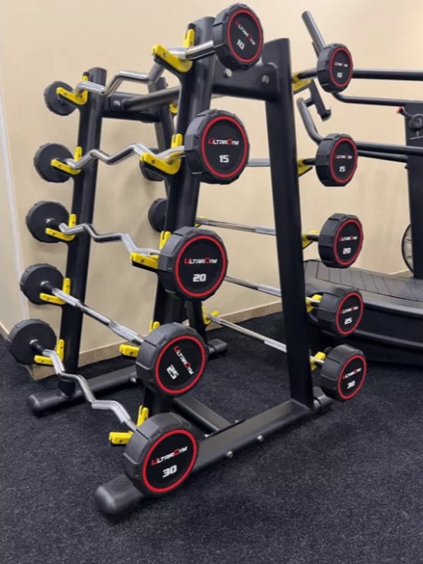 Комплект изогнутых штанг от 10 до 30 кг UltraGym UG3005A