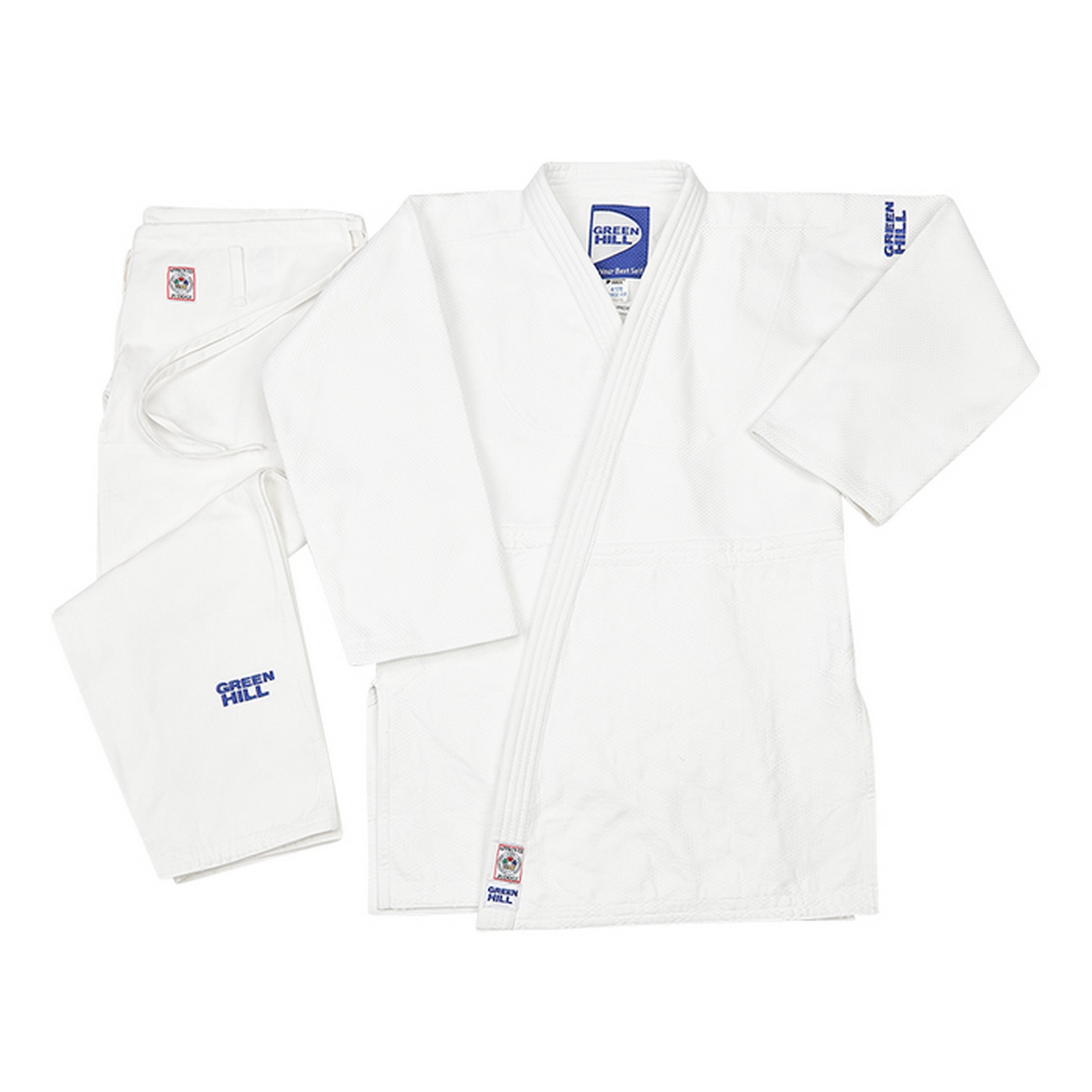 Кимоно Дзюдо Green Hill SUPER одобрено IJF, 2024 JSS-10211EU7 белый