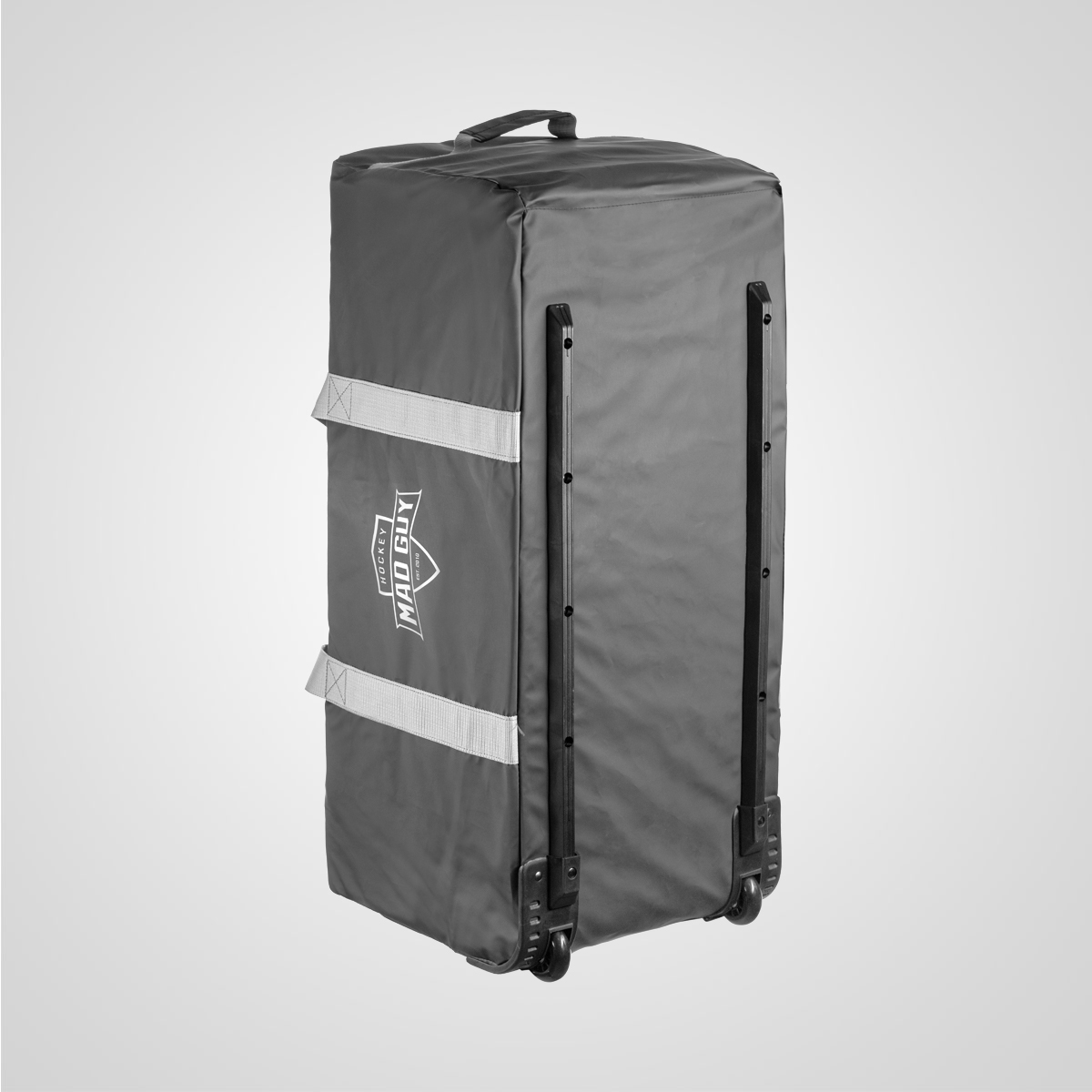 Сумка хоккейная на колесах Carry+ JR 33" Mad Guy черный\серый