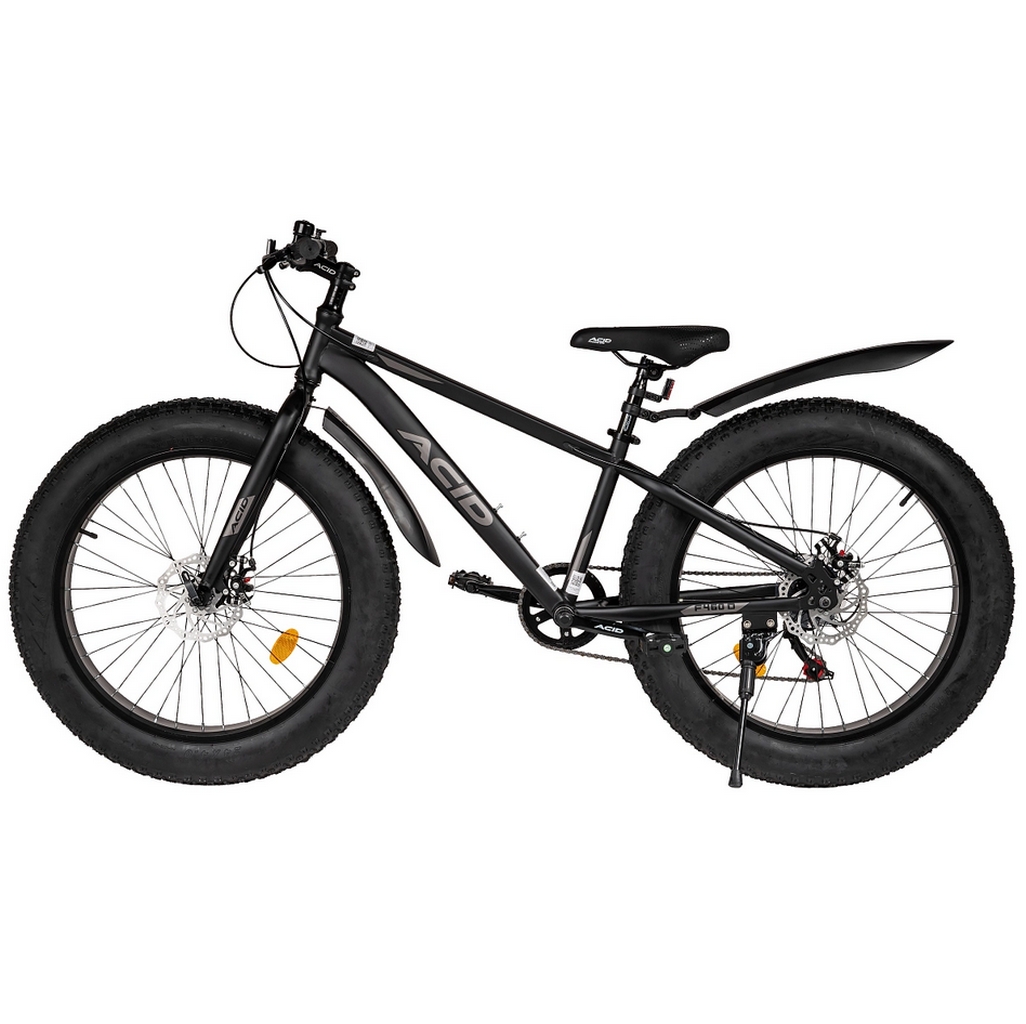 Велосипед 24" Acid F 460 D 2026 056349 Black Flat\Dark Gray