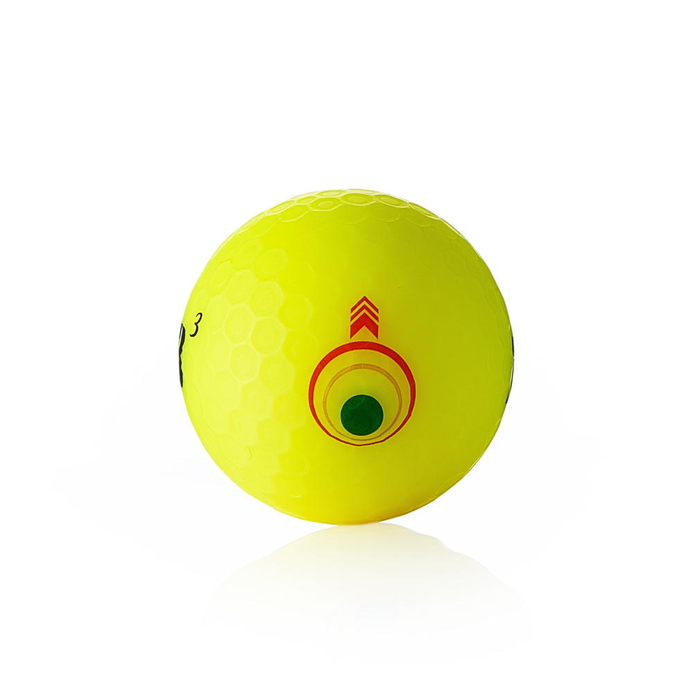 Мяч для гольфа, 3 шт\уп Bridgestone e12 Straight Matte Yellow BGB5CYX желтый