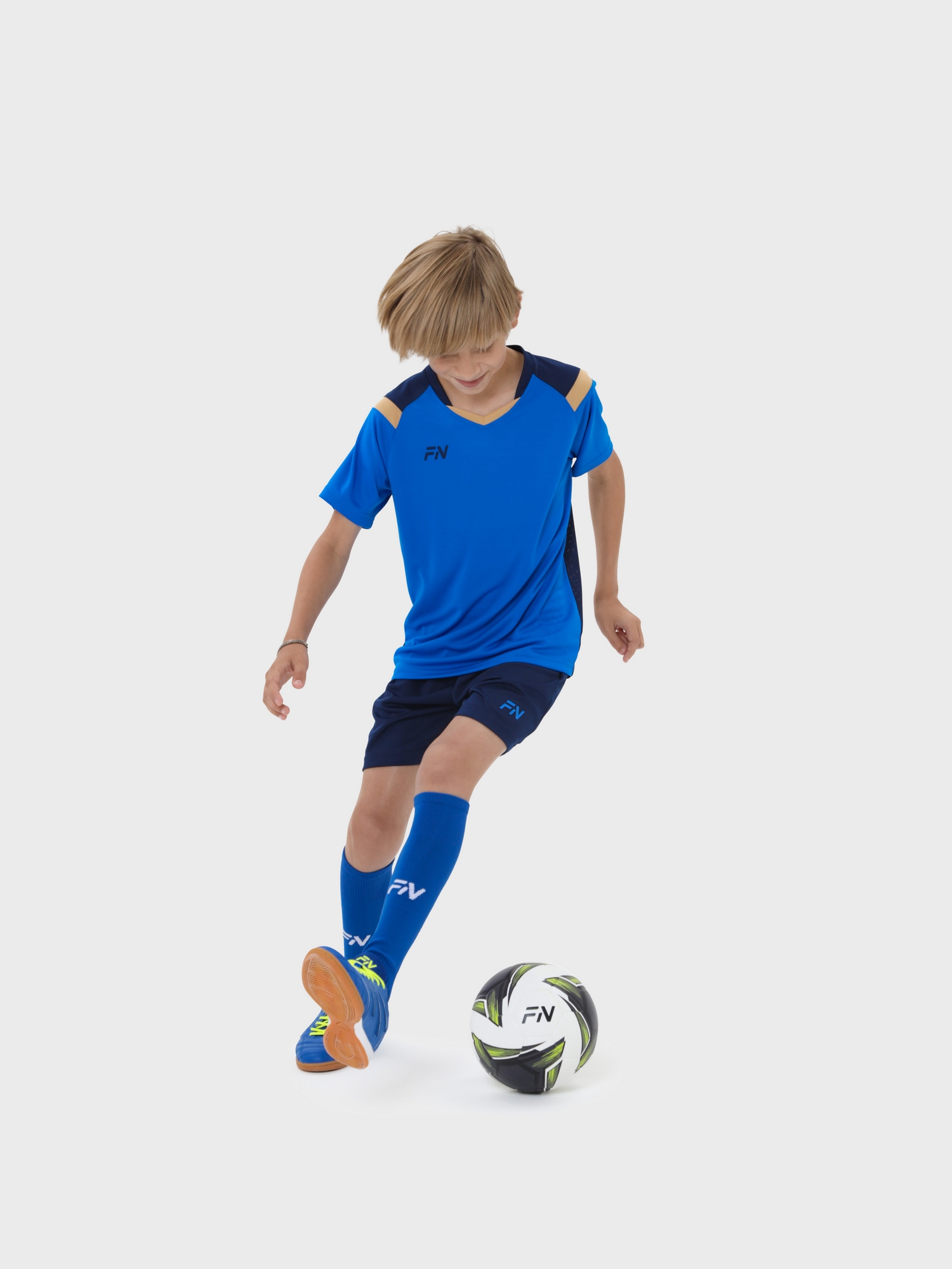 Детская футбольная форма FN Orbital Kid KFN4261019-400 Blue\Dark Blue