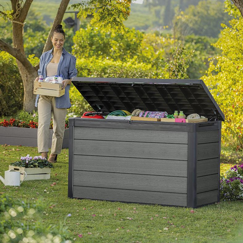 Сундук для хранения, графит Cortina box 757L (757л)