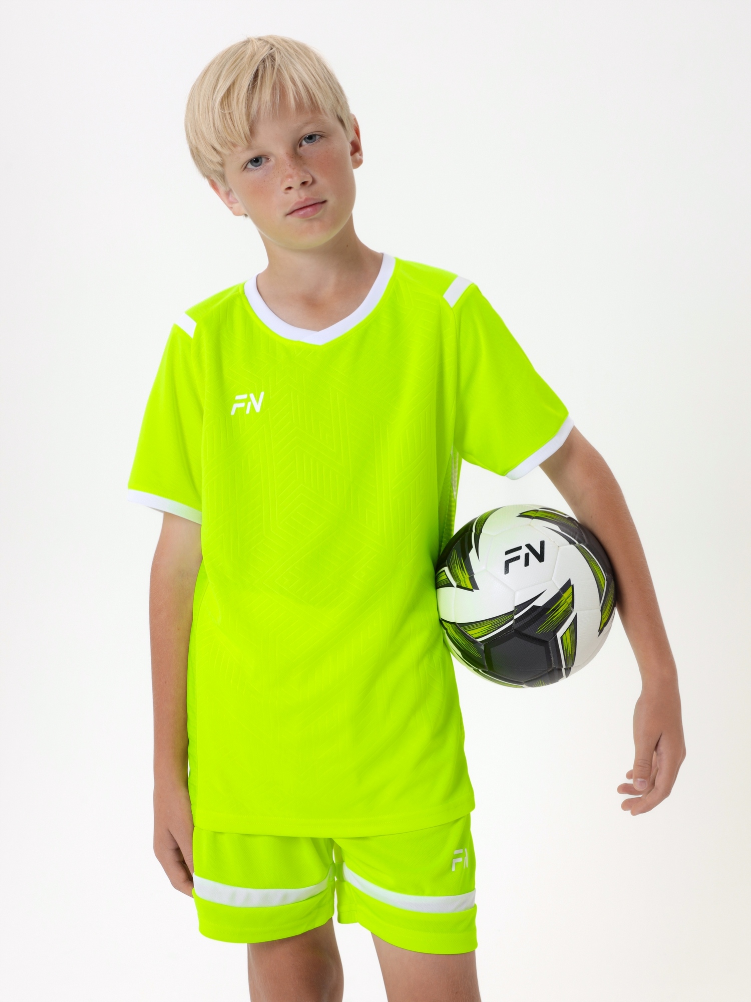Детская футбольная форма FN Spirit Kid KFN4261018-918 Neon\White