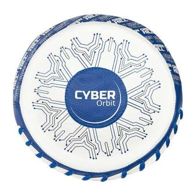 Боксёрские Лапы малые Green Hill CYBER ORBIT FMCO-2021-0019 бело-синий