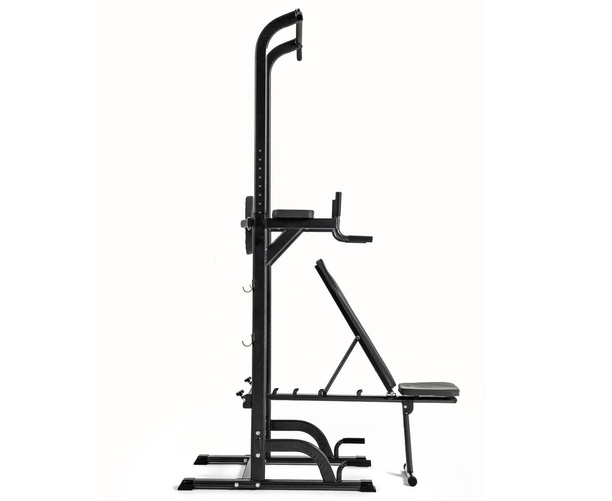 Турник-брусья со скамьей DFC Power Tower G004 | Premium Fitness