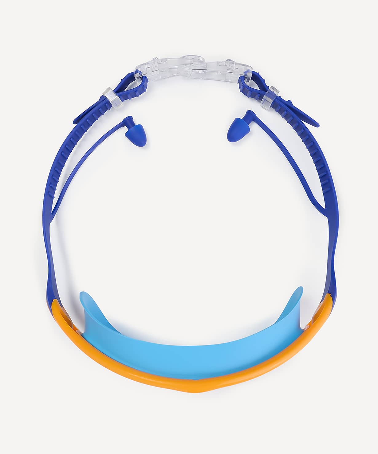 Очки-маска для плавания с берушами, детский 25DEGREES Fusion Navy\Blue\Orange