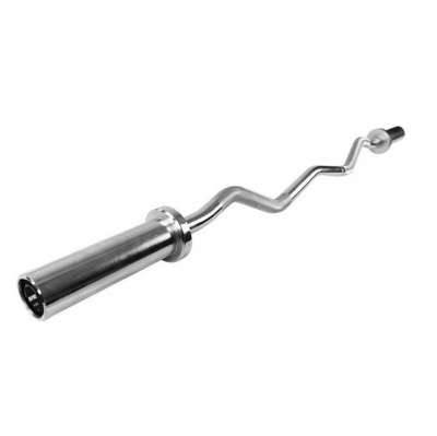 Гриф олимпийский W-образный (120 см) OKPRO OK5004-2